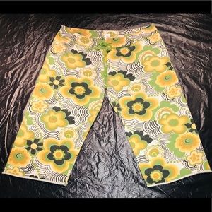 Lucky Brand Print Cropped Sweat Pants